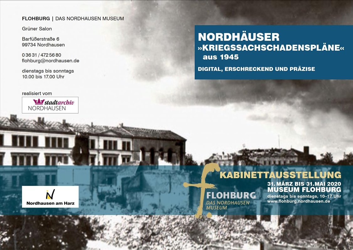 Nordh&auml;user Kriegsschadenspl&auml;ne 1945 aus 1945 (Foto: Stadtarchiv)