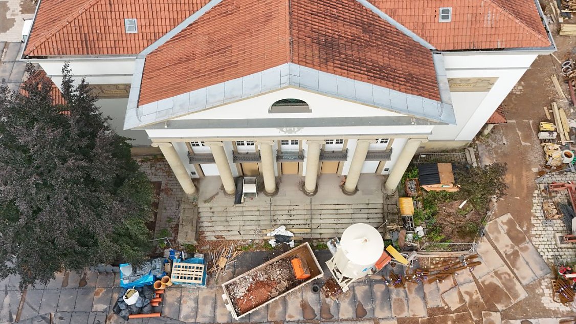 Aktueller Stand Bauma&szlig;nahme Theater Juli/August 2025  (Foto: Stadtverwaltung Nordhausen)