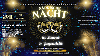 Plakat Närrische Nacht im Badehaus Nordhausen