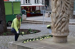 Gedenken 75 Jahrestag der Zerst&ouml;rung Nordhausens  (Foto: Stadtverwaltung Nordhausen)