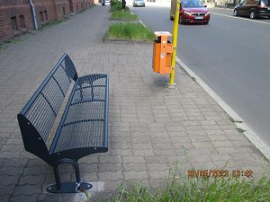 Neue Sitzbänke in der Bochumer Straße 