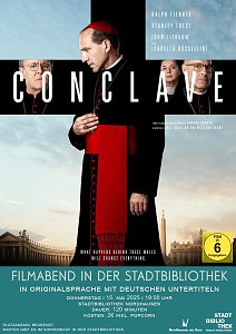 Filmabend in der Stadtbibliothek: „Conclave“