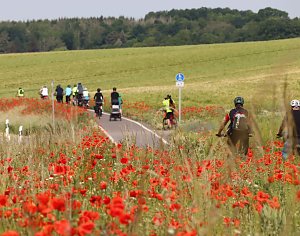 Städtische Radtour zum 225. Feuerwehrjubiläum nach Stempeda