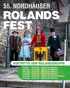 Die Auftritte der Rolandgruppe zum 55. Nordhäuser Rolandsfest