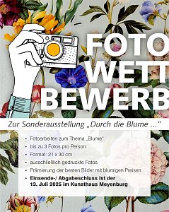 Führung durch ein Blumenmeer - Ausstellungsführung „DURCH DIE BLUME“