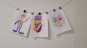 Clowns-Malwettbewerb