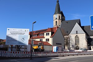 Bild: Blasiikirchplatz - Bauarbeiten haben begonnen