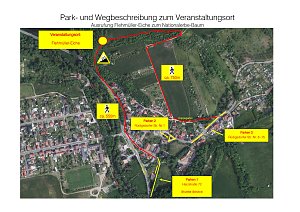 Bild: Park- und Wegbeschreibung Flehm&uuml;llers Eiche