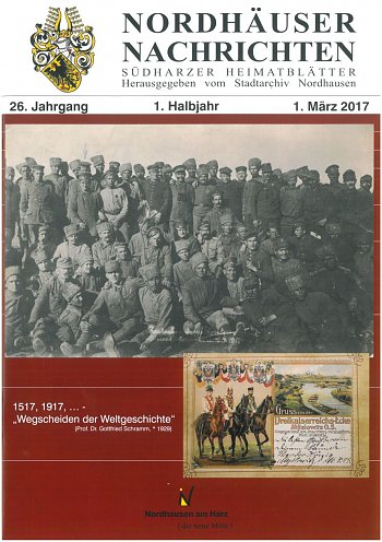 Nordhäuser Nachrichten Nr. 1/2017  (Foto: Stadtarchiv)