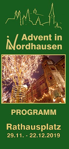 Weihnachtsmarkt Nordhausen Programm (Foto: Stadtverwaltung Nordhausen)