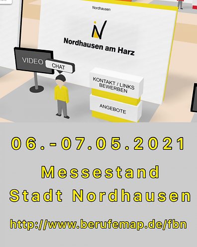 Virtueller Messestand Stadt Nordhausen (Foto: Stadtverwaltung)