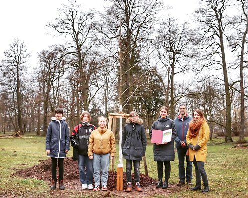 Baumspende des Kinder- und Jugendparlaments (Foto: Stadtverwaltung)