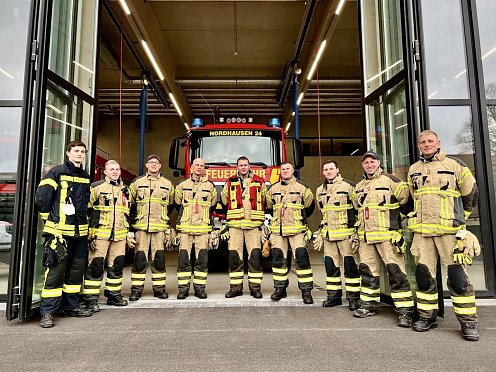 Feuerwehrkameraden der Berufsfeuerwehr Nordhausen (Foto: ©Stadtverwaltung Nordhausen)