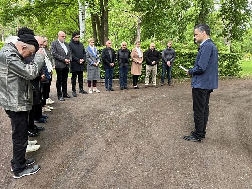 Gedenken am 8. Mai 2024 (Foto: Stadtverwaltung Nordhausen)