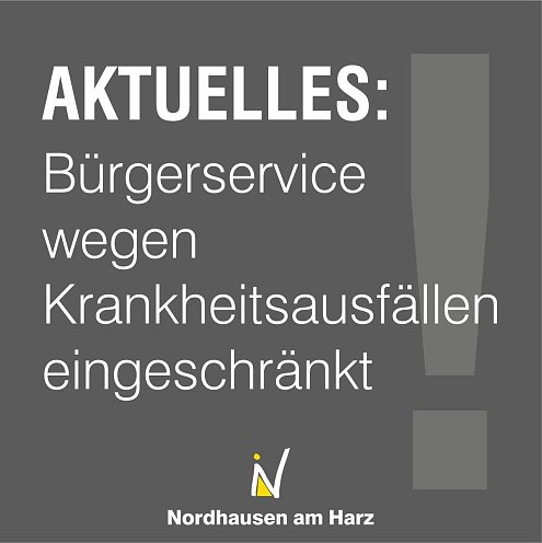 Bürgerservice wegen Krankheitsausfällen eingeschränkt (Foto: )