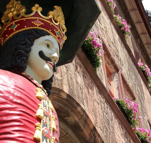 Roland am Rathaus (Foto: Stadtverwaltung Nordhausen)