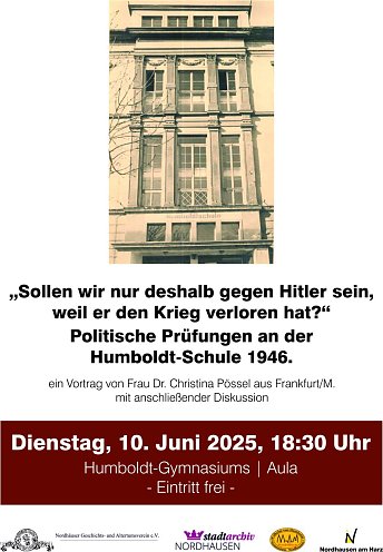 Vortrag am Humboldt-Gymnasium (Foto: NGAV e.V.) Vortrag am Humboldt-Gymnasium (Foto: NGAV e.V.)