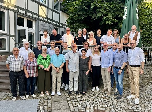 Delegationen aus Partnerstädten Bochum und Ostrów beim 55. Rolandsfest (Foto: )