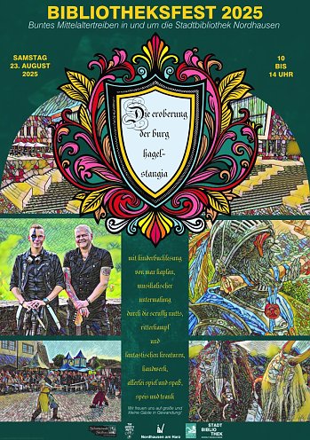 Bibliotheksfest „Eroberung der Burg Hagelstangia“ (Foto: )