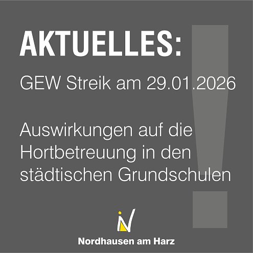 Informationen zum bundesweiten Bildungsstreiktag am 29. Januar 2026 in Nordhausen (Foto: )
