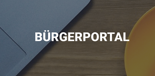 Bild: Hintergrund mit Schriftzug B&uuml;rgerportal