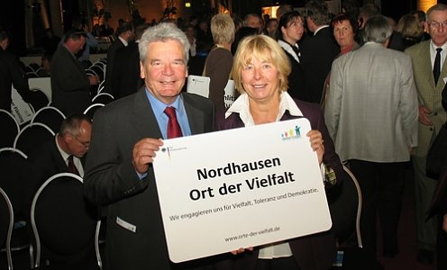 Auszeichnung (Foto: Patrick Grabe, Pressestelle Stadt Nordhausen)