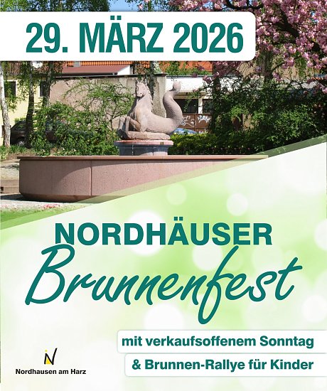 Bild: Fr&uuml;hlingserwachen in Nordhausen: Brunnenfest mit Brunnenrallye, Fr&uuml;hlingsmarkt und Verkaufsoffener Sonntag