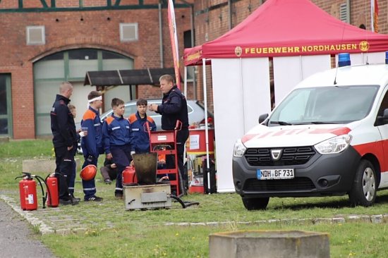 Bild: Jugendfeuerwehrtag der Stadt Nordhausen