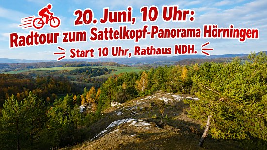 Bild: Stadtradeln 2026 am 20. Juni: Stadtverwaltung l&auml;dt zur Panorama-Radtour nach H&ouml;rningen ein