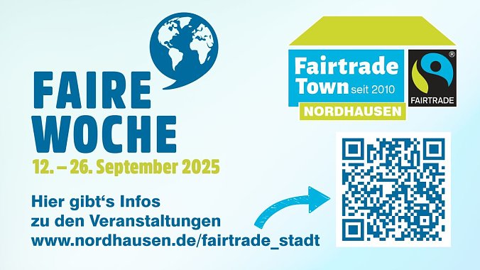 Bild: Die Faire Woche 2025 in Nordhausen