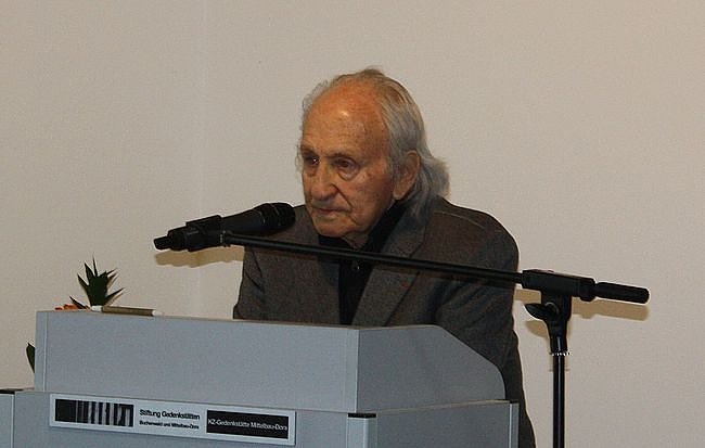 Bewegende Rede von Noah Klieger, Überlebender der KZ's Auschwitz und Mittelbau-Dora