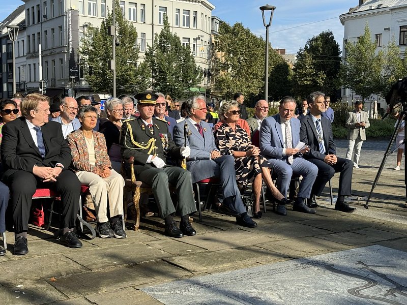 Gedenkfeierlichkeiten des 80. Jahrestags der Befreiung in der Stadt Antwerpen