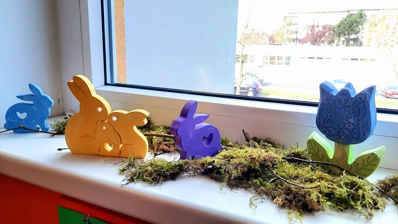 Der Osterhase war bei den „Kleinen Spürnasen“
