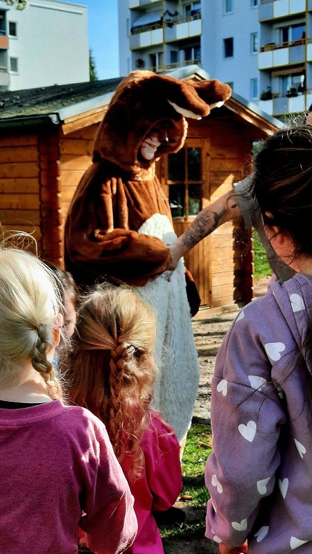 Der Osterhase war bei den „Kleinen Spürnasen“