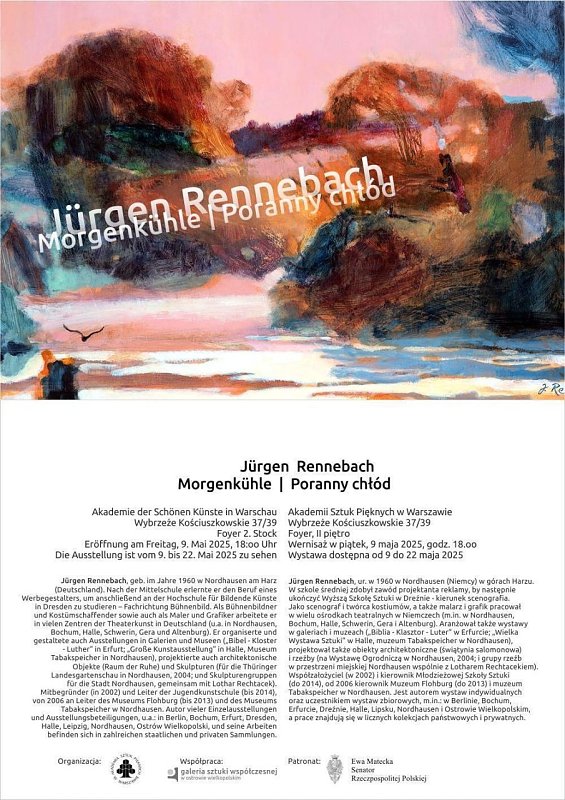 Ausstellung des Nordhäuser Künstlers Jürgen Rennebach in Warschau