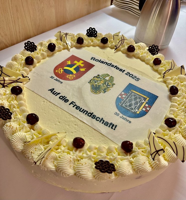 Delegationen aus Partnerstädten Bochum und Ostrów beim 55. Rolandsfest