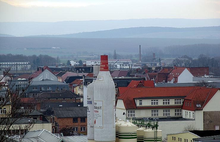 Blick vom Petersberg auf die Stadt 