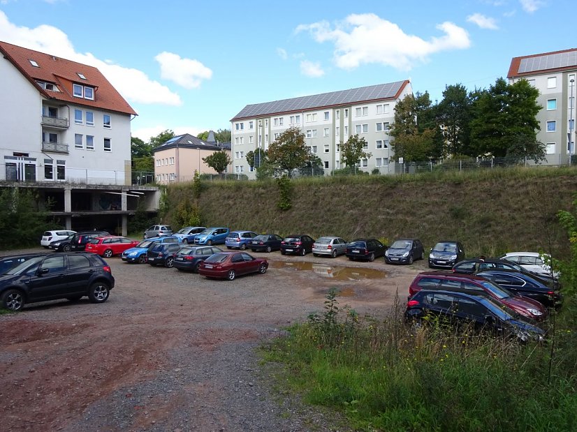 Ansicht Baugrube (Foto: Gutachterausschuss für Grundstückswerte)