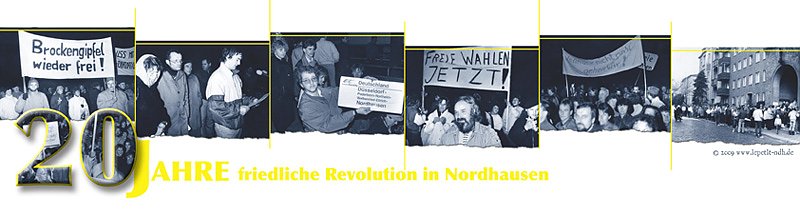20 Jahre friedliche Revolution in Nordhausen (Foto: Stadt Nordhausen)