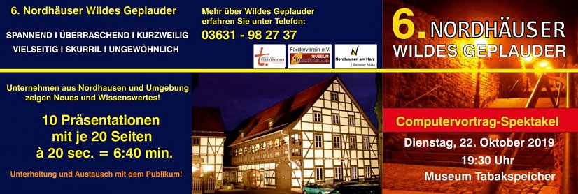 Wildes Geplauder 2019 (Foto: Stadtverwaltung Nordhausen)