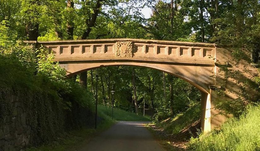 Verlobungsbrücke im Park Hohenrode (Foto: Stadtverwaltung Nordhausen)