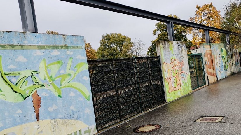 Graffiti-Wand Petersberg (Foto: Stadtverwaltung)