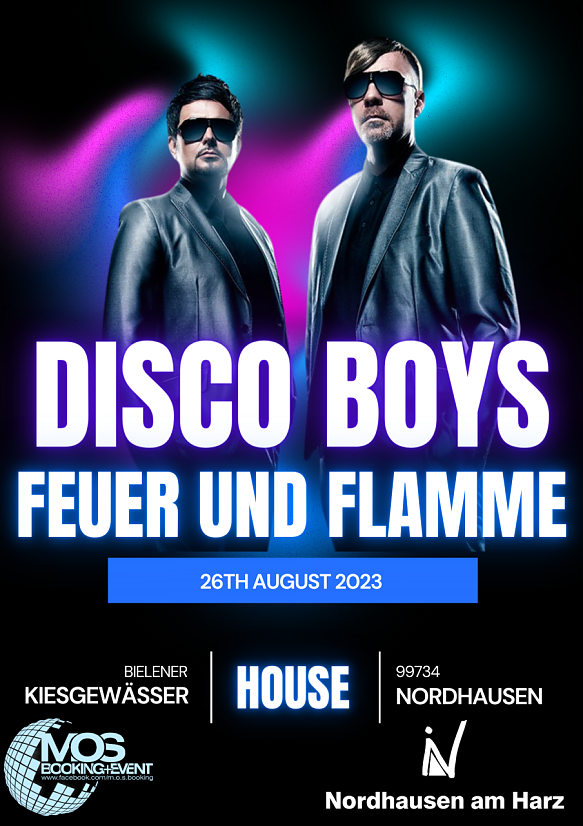 Disco Boys (Foto: M.O.S Booking + Event, Nordhausen)