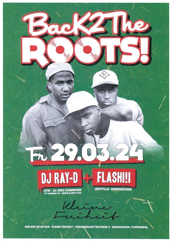 Plakat Back2The Roots (Foto: Kleine Freiheit)