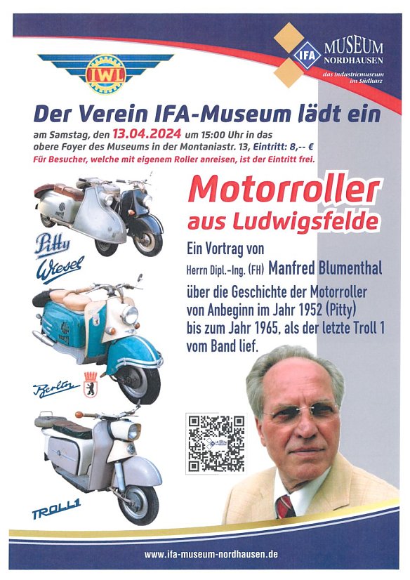 Motorroller aus Ludwigsfelde (Foto: Plakat Motorroller aus Ludwigsfelde)