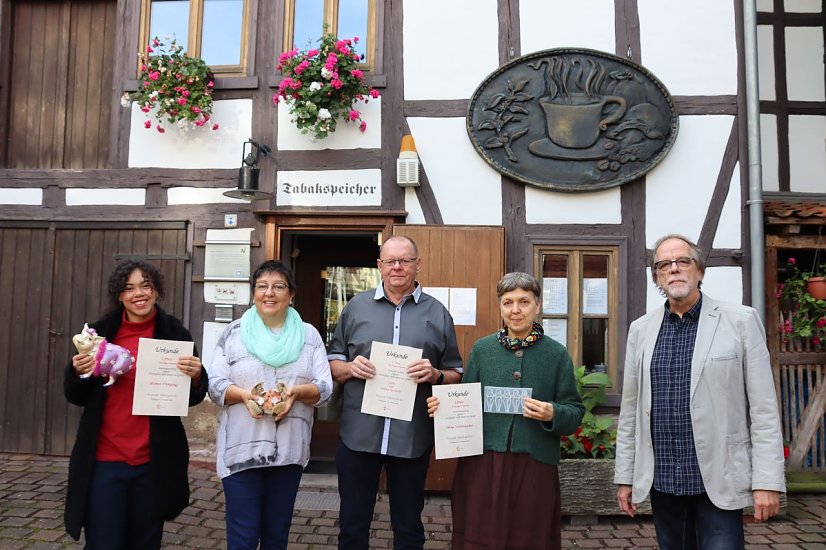 Preisverleihung Sonderausstellung „Kitsch-Seichtigkeit trifft mitten ins Gemüt“ (Foto: Stadtverwaltung Nordhausen)