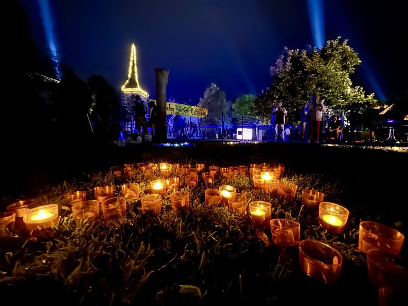 Lichterfest auf dem Petersberg (Foto: Stadtverwaltung Nordhausen)