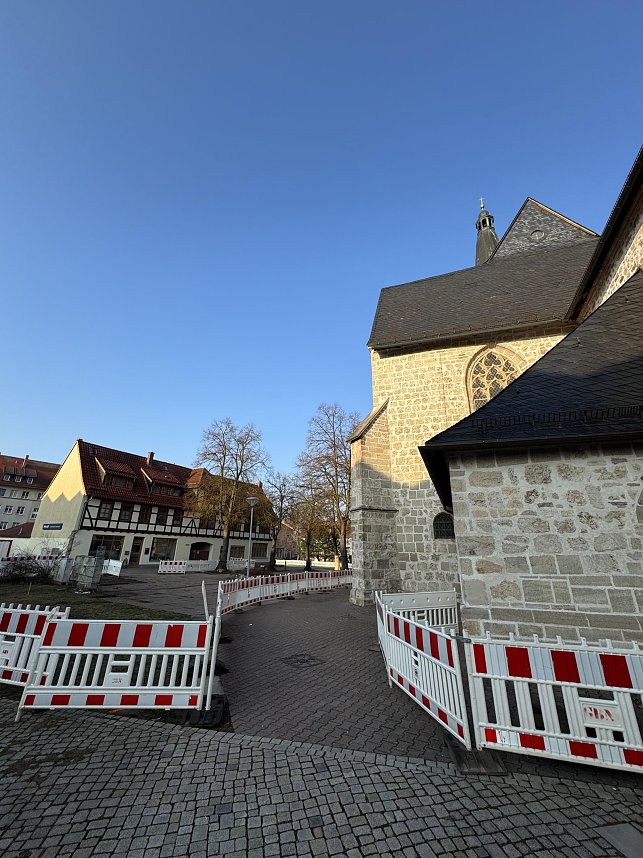 Blasiikirchplatz - Bauarbeiten haben begonnen